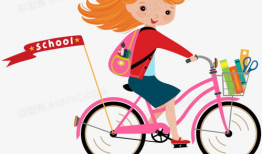 骑自行车漫画,穿梭都市的悠闲时光